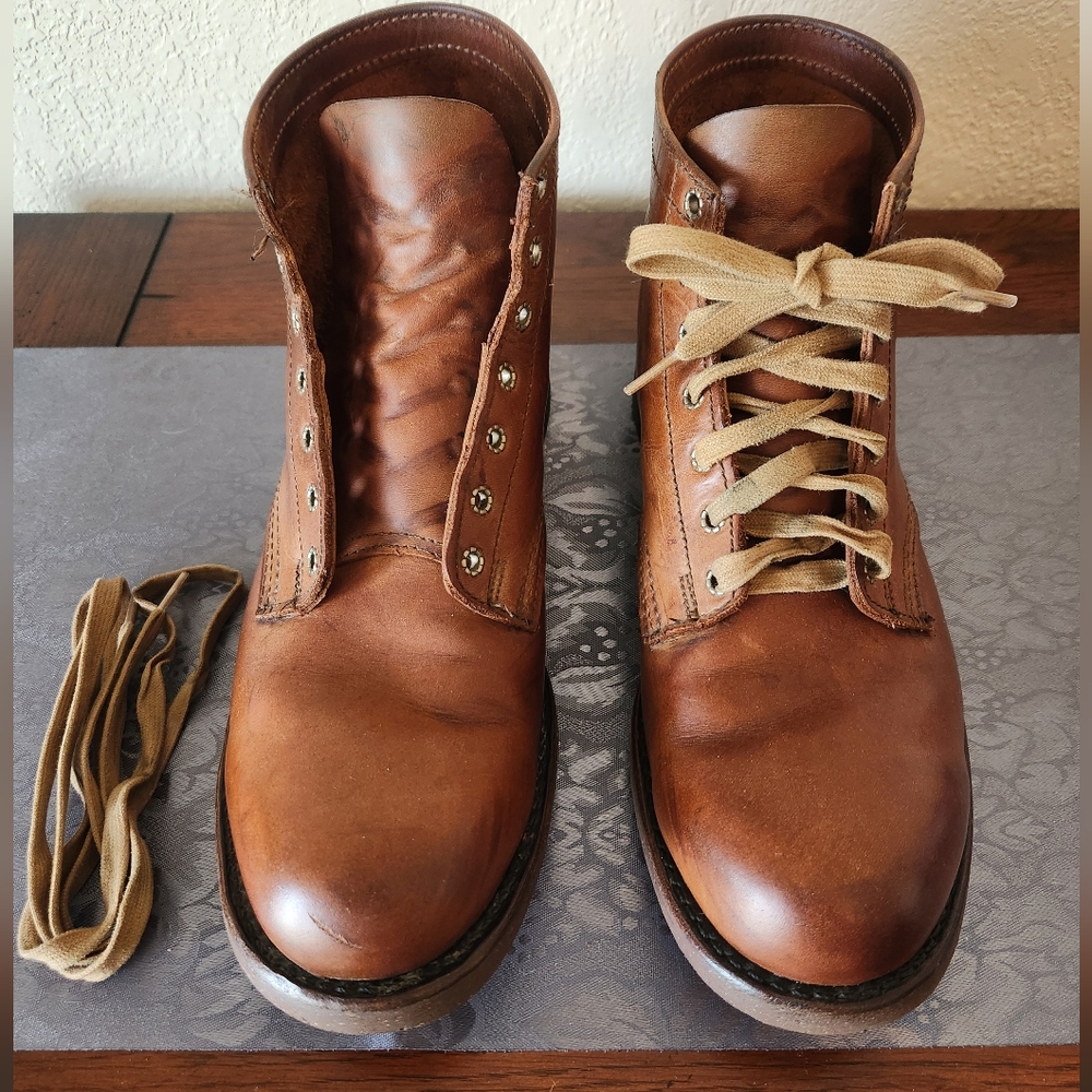 FRYE Men's Prison Combat Brown Boot 12806036